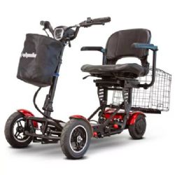 EWheels Folding Electric 4 Wheel Mobility Scooter with 275 Pounds Weight Capacity